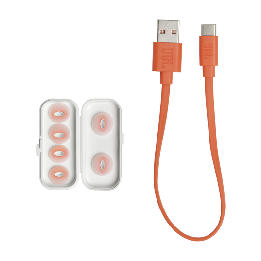 JBL Tune Flex Ghost Edition - White Ghost - True wireless Noise Cancelling earbuds - Detailshot 4